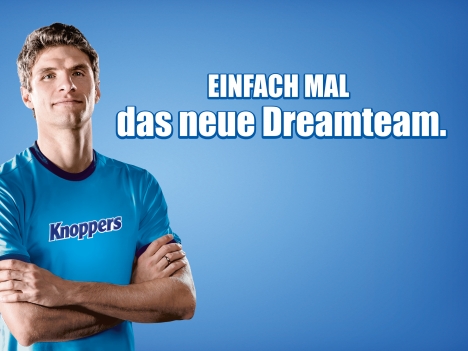 Storck-Marke Knoppers geht mit Thomas Müller in die Werbeoffensive -